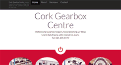 Desktop Screenshot of corkgearbox.com