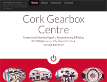 Tablet Screenshot of corkgearbox.com